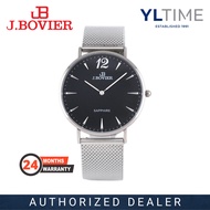 [2 Years Warranty] J.Bovier Lady B23-15009SB Analog Quartz Watch (100% Original & New)