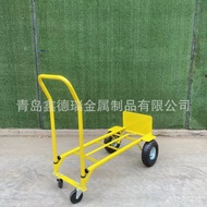 Tool Cart Warehouse Cart Convertible Logistics Multi-Function Handcart Flatbed Cart Detachable Wareh