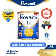 Novamil 1+ Formula Susu untuk Pemakanan Seimbang (1-3 Tahun) 800g| Growing Up Milk for Balanced Nutr