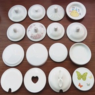 陶瓷杯盖子Cup Lid Ceramic Cup Lid Mug Lid Cup Lid Universal Office Conference Room Water Cup Tea Cup Lid