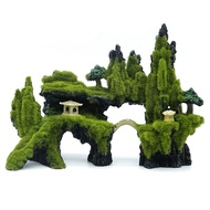Fish Tank Decoration Fish Tank Landscaping Simulation Water Grass Fish Tank Decoration Rockery Set S