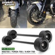 For Forza 750 Motorcycle Accessories Front Axle Fork Crash Slider For HONDA NSS 750 X ADV 750 Wheel