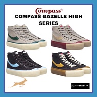 [ORIGINAL] Compass GAZELLE HIGH WAFER GREEN/WAFER MAROON/CHOCO ICE/CARAMEL Shoes