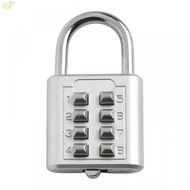 8-Digit Combination Padlock Solid Steel Body 8-digit Combination For Cabinets