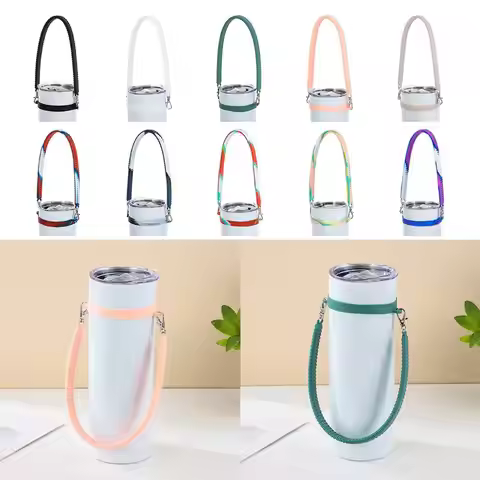 Soft Water Bottle Sling Holder New Silicone Water Bottle Accessories Water Bottle Handle Durable Wat