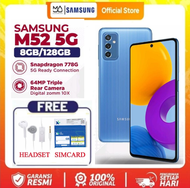 Samsung Galaxy M52 5G [ 8/128GB ] Snapdragon 778G 5G - Promo Garansi