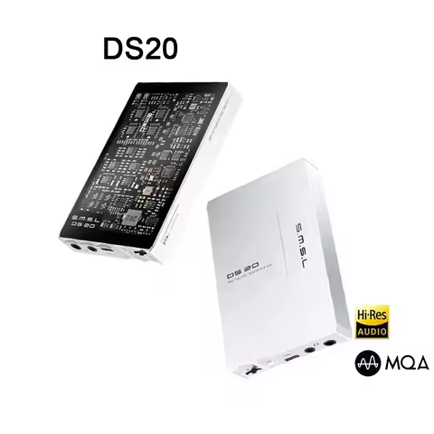 SMSL DS20 Portable Decoder Headphone Amplifier Hi-Res Audio USB DAC/AMP Decoder MQA CS43131 Chip PCM