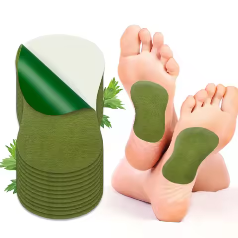 Wormwood Foot Patches 60/36/24/12/6PCS Natural Extract Foot Care Sticker Deep Cleansing Toxins Relie