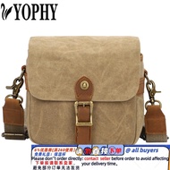 Get 6% coupon+gift】YOPHY Camera Bag Canvas SLR Camera Bag Mirrorless Camera Single-Shoulder Camera B