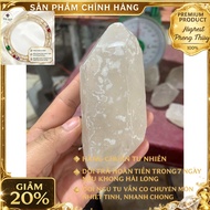 Original rough white quartz stone for home decoration, high energy purification 10cm, weight 220gram