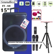 SPEAKER PORTABLE SOUNDBEST FT89- FREE STAND