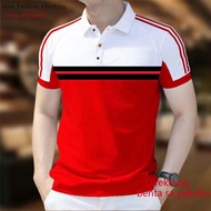 2025 Summer New Business Breathable Polo Shirt Loose Casual Shirt Collar Men's T-shirt