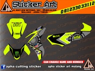 STICKER MOTOR DECAL YAMAHA LEXI VR 46