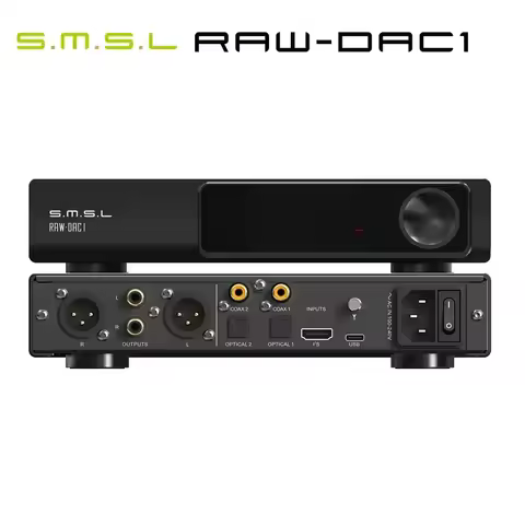 SMSL RAW-DAC1 Decoder MQA MQA-CD AK4191+AK4499EX Bluetooth 5.1 Support LDAC XU316 32Bit/768kHz DSD51