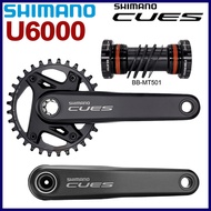 Shimano CUES U6000 Crankset 170mm 175mm 30T 32T Chainring 10 Speed For MTB Mountain Bike Crankset