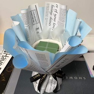 Ready-made DIY Packaging Paper Flower Bouquet Fathers Day Birthday Gift Memorial Day Snack Bar Flowe