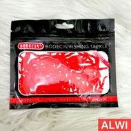 100PCS UMPAN PANCING MAINAN CACING LAUT MERAH