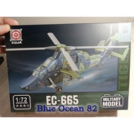 Block Model DIY 1/72 German Euro Copter Tiger Helicopter Gunships Cool - MIlitary Helicopter Toys EC