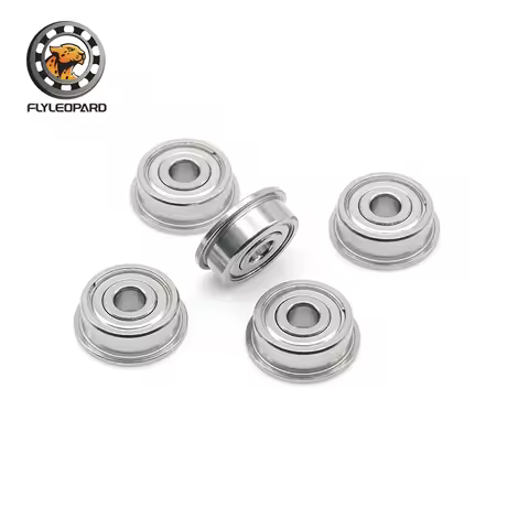 F693ZZ Flange Bearing 3x8x4 mm ABEC-7 ( 10 PCS ) Flanged F693 Z ZZ Ball Bearings F619/3ZZ