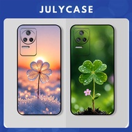 Xiaomi Redmi K60 / K60 Pro / K60 Ultra Case with 4-leaf clover shape, lucky, beautiful