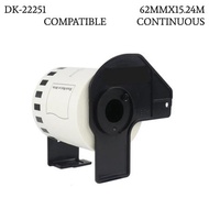 Brother DK-22251 Compatible Thermal Paper  (Paper Roll)