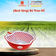 [QUÀ TẶNG] Bộ Thau Rổ Janbee