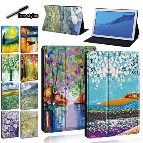 Tablet Case for Huawei MediaPad M5 Lite 10.1/M5 10.8/MediaPad T5 10 10.1/T3 8.0/T3 10 9.6 Inch Dustp