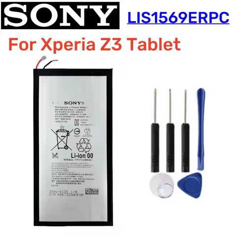 LIS1569ERPC 4500mAh Replacement Battery for Sony Xperia Z3 Tablet Compact SGP611 SGP612 SGP621 Li-Po