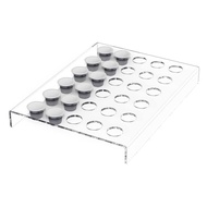 Hole30Display Stand Capsule Capsule Acrylic Organizer Storage Rack Hole Transparent Coffee Coffee U 