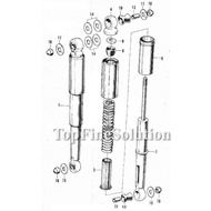 Honda C70 GBO GBOJ Rear Absorber Parts