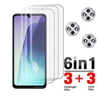 Đối với Xiaomi Redmi 14C 4G Hydrogel phim 6in 1 ống kính máy ảnh màn hình mặt kính bảo vệ cho Xiaomi