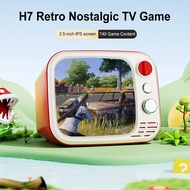 H7 Retro Video Games Console with 2.4G Dual Gamepad 3.5 Inch Screen 740+ Games Portable Pocket Video