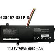 628467-3S1P-3 11.55V 70Wh 6060mAh Laptop Battery For CHUWI CoreBook X Pro 15.6 Inch CWI536 505979-3S