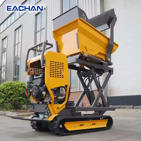 Design Self Loading Mini Rotating Crawler Dumper Municipal Engineering Crawler Dumper Material Handl