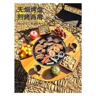 Stove Tea Brewing Pot Charcoal Grill Rack Roasting Stove Set Table Outdoor Courtyard Barbecue Stove Charcoal Stove Household