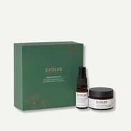 （兩件包順豐) Evolve Organic Beauty Moisture Boost Duo | Daily Renew Cream + Hyaluronic Serum 保濕滋養雙效禮盒 | 更