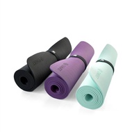 【QMAT】6mm瑜珈墊 60*180cm 台灣製 (附鬆緊帶+網袋)