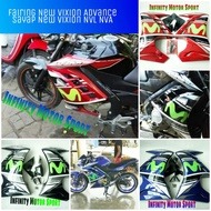 HALF FAIRING NEW VIXION ADVANCE SAYAP NEW VIXION NVL NVA