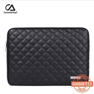 HOT CanvasArtisan Diamond Grid Laptop Bag Waterproof PU Leather Cover for Tablet Sleeve Case for Acer Dell new Matebook Air Pro 11/12/13/14/15/16/17 inch