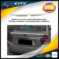 Honda City GM2 GM3  Rear Bonnet Wing Lip Spoiler Rear Wing Decoration Carbon Fiber 2008 - 2013 TMO 5