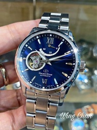 日本名牌 東方星 Orient Star Skeleton automatic watch RE-AT0001L00B 藍面透視錶面及錶底 made in Japan