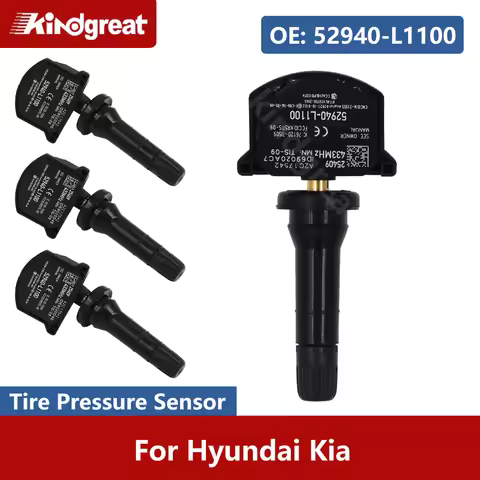 4PCS/Lot 433MHZ TPMS 52940-L1100 Tire Pressure Monitor System Sensor for 2019-2020 Hyundai Kia 52940