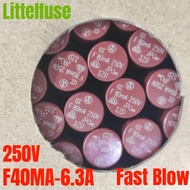 5PCS 370 Round Fast Blow Fuse F40MA F50MA F63MA F500mA F1A 2A 2.5A F3.15A 4A 5A 6.3A 250V LCD TV Pow