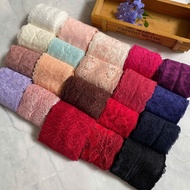 Decorative elastic lace, many patterns, size 5cm to 8.5 cm (3 meter cord)