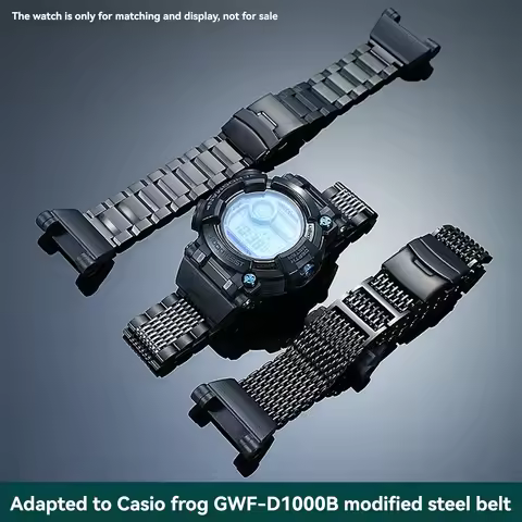For Casio G-SHOCK Watch 3445 GWF-D1000B Modified Steel Strap Stainless Steel Bracelet gwf-d1000b GWF