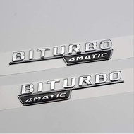 Mercedes AMG Logo V8 BITURBO TURBO 4MATIC+ Fender Logo Boomerang C class E class S class