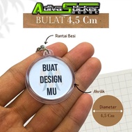 Gantungan Kunci Custom Keychain / Gantungan Kunci Akrilik Untuk Souvenir Souvenir Pernikahan Merchan