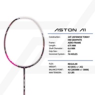 PROTECH ASTON A1 / A3 / A5 / A7 / BADMINTON RACKET 4U - FREE STRING FREE GRIP (UNSTRUNG)