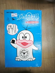 復古日本名牌 RHYTHM 麗聲Q太郎座枱鐘
