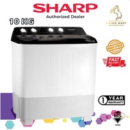 Sharp EST-1016 Semi Auto Washing Machine 10KG  EST1016  Mesin Basuh Semi Auto